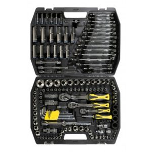 JUEGO BOCALLAVES 150 PCS – ENCASTRE 1/4″ – 1/2″ – 3/8″