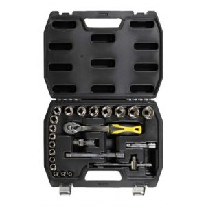 JUEGO DE BOCALLAVES 23 PCS – ENCASTRE 3/8″